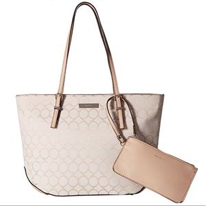 Nine West tote and wristlet handbag